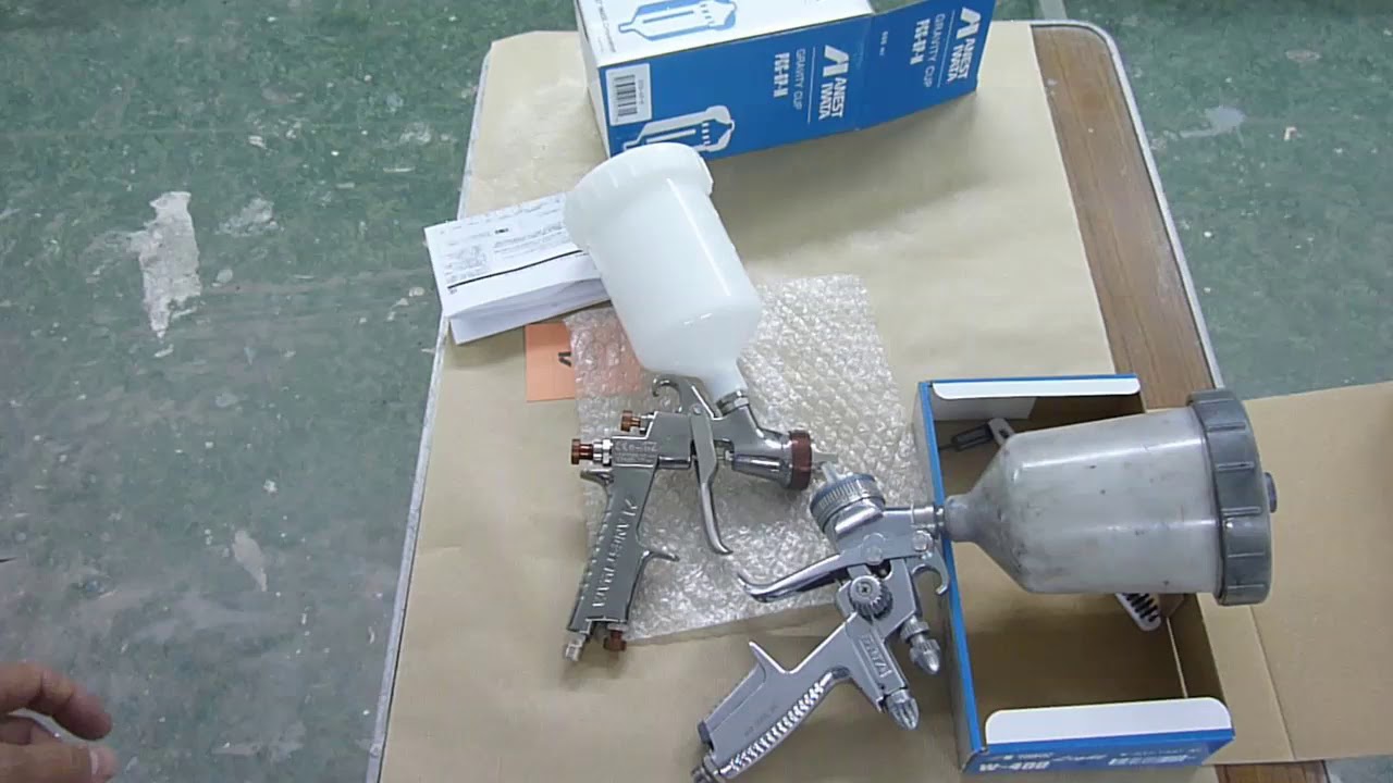 Купил Anest Iwata W-400 Bellaria сравниваю с Sata 3000 RP