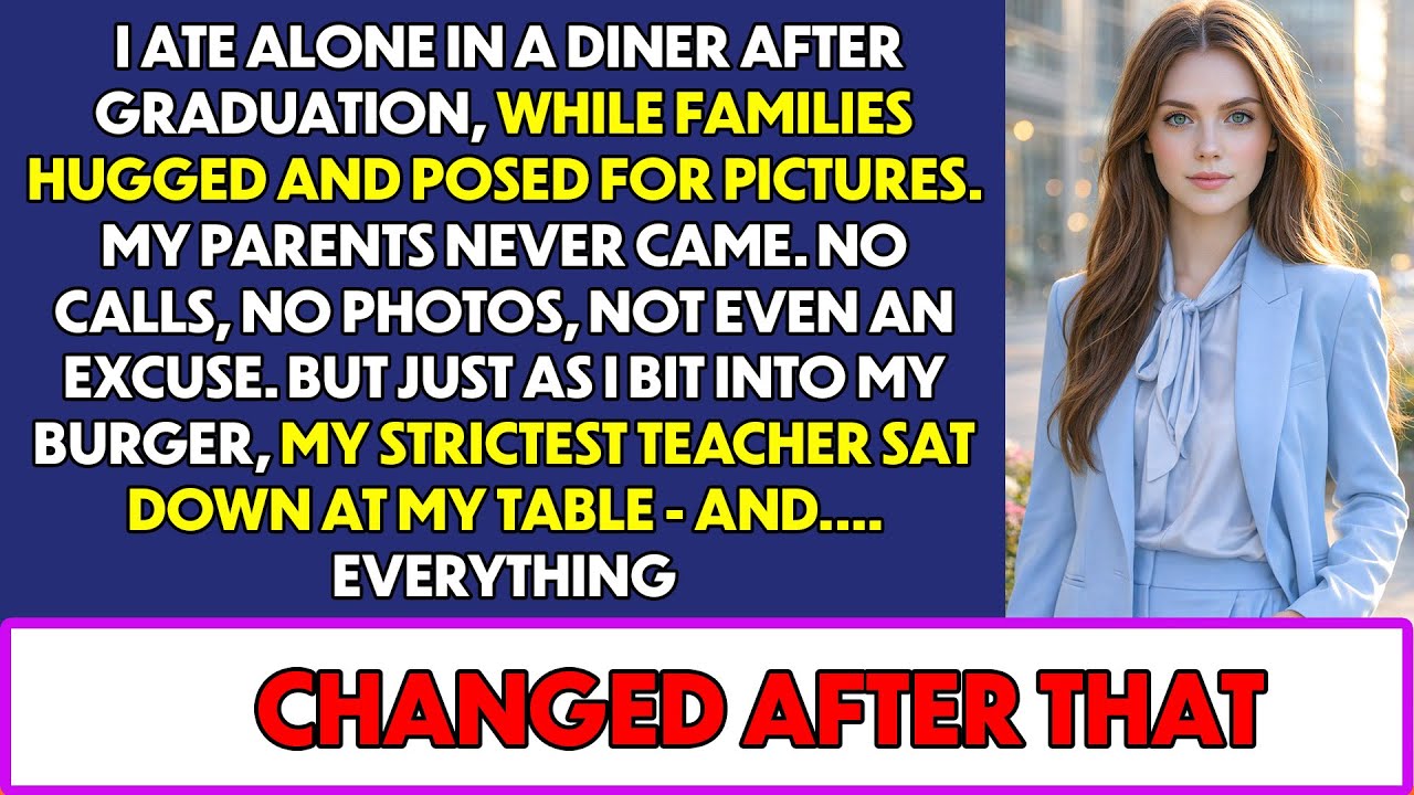 I Ate Alone In A Diner After Graduation—Until My Teacher Sat Down With A Secret Check