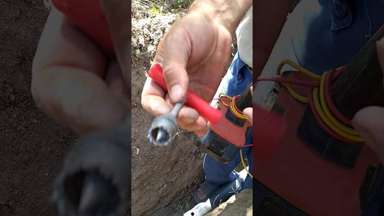 Yeraltı damlama sistemi ana boru döşemesi