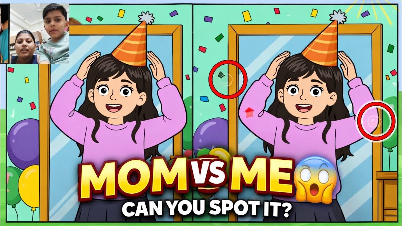 Find the Difference puzzle game with my mom 😄👀 | @DXNGAMEON 