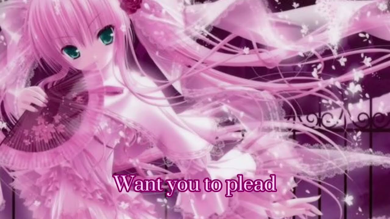 Cry For Me - Ironmouse & Bubi (Nightcore) Lyric Video