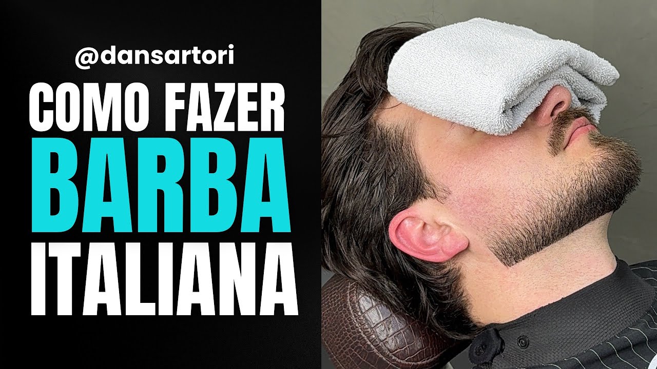 Como Fazer Barba Italiana (passo a passo) | Técnica que uso no dia a dia