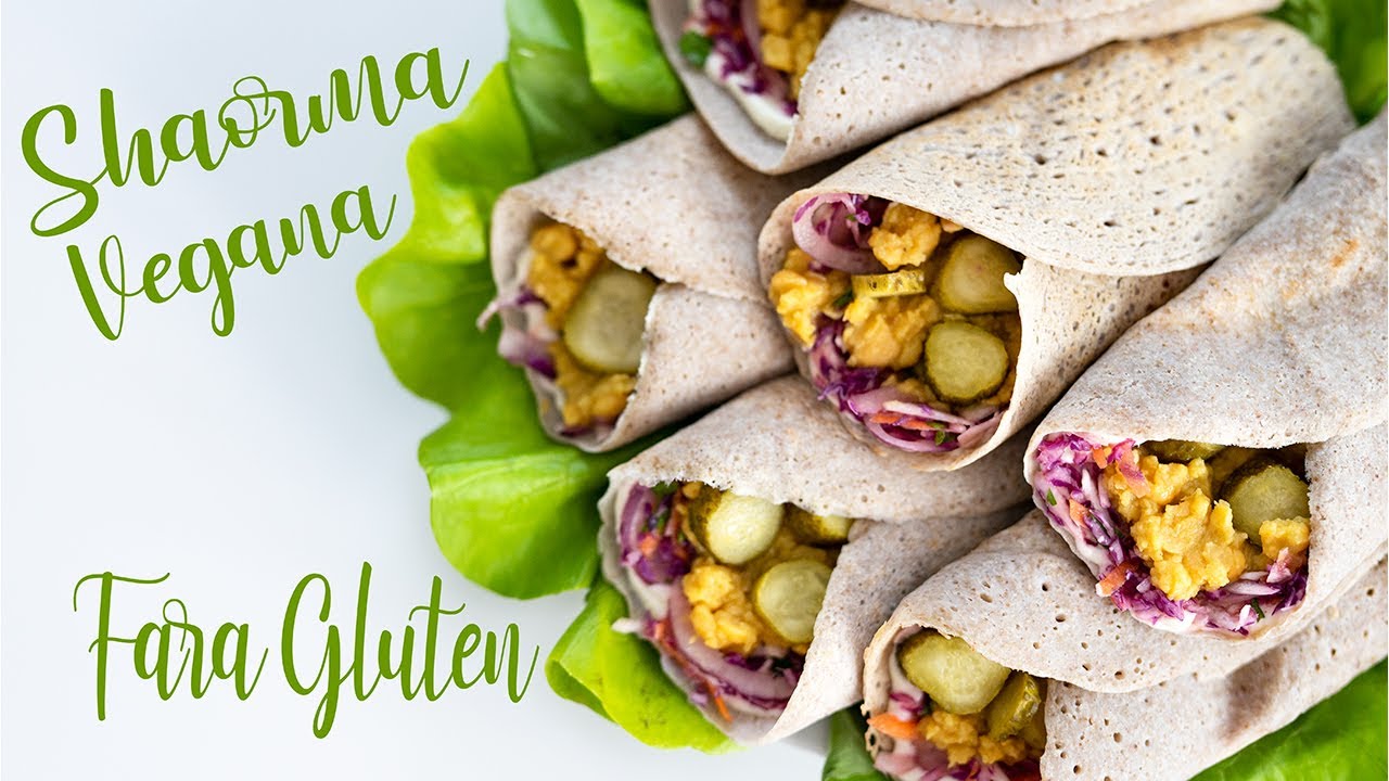 Shaorma Vegana de post fara gluten