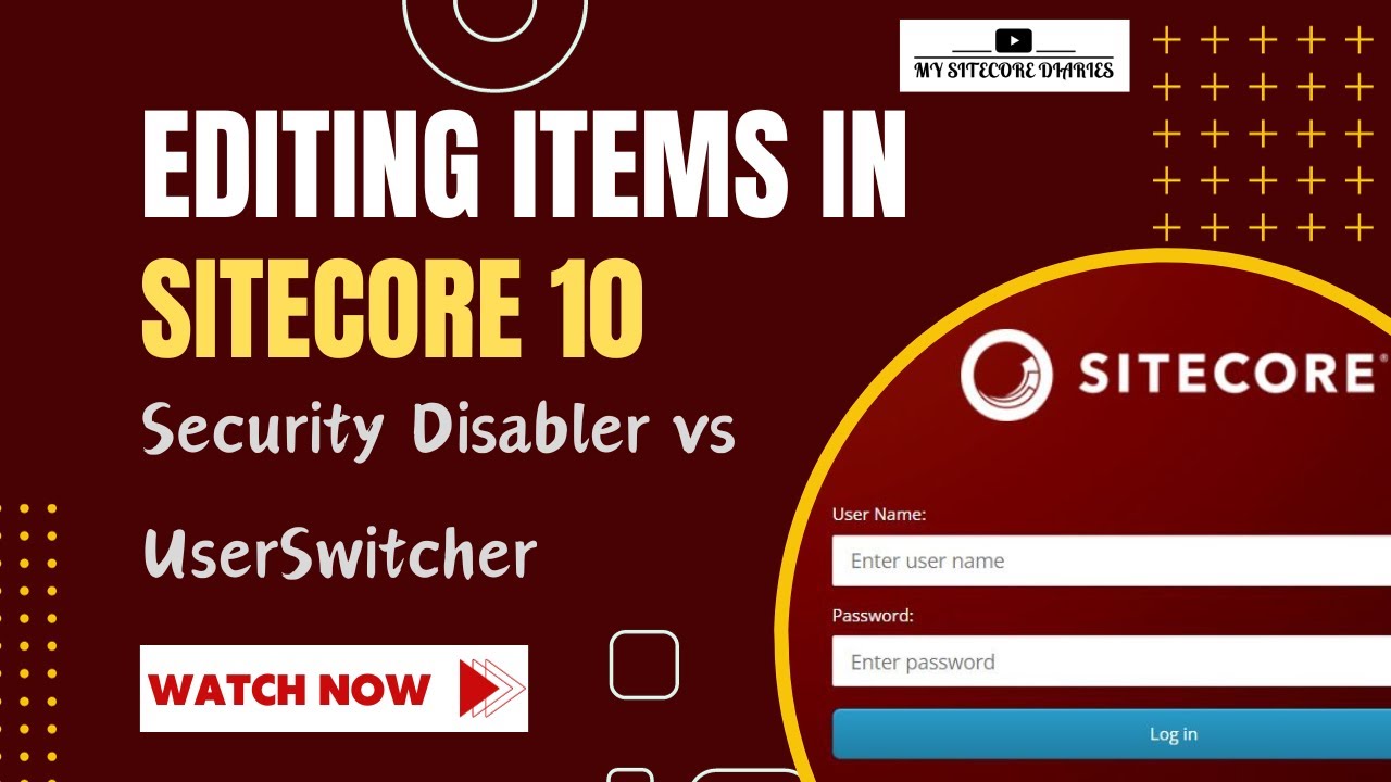13. Как создавать и редактировать элементы в Sitecore? | Security Disabler и UserSwitcher | Сложн...