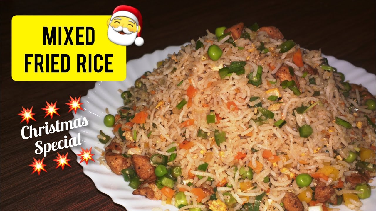 Mixed Fried Rice | Chicken Fried Rice recipe in malaylam |Restaurant Style Fried Rice|Egg fried rice
