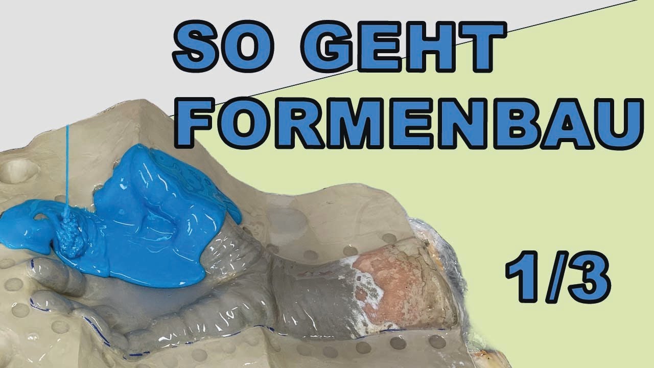 Zweiteilige Silikonform bauen  Hand abformen Schritt für Schritt Teil 1/3 Formenbau Tutorial