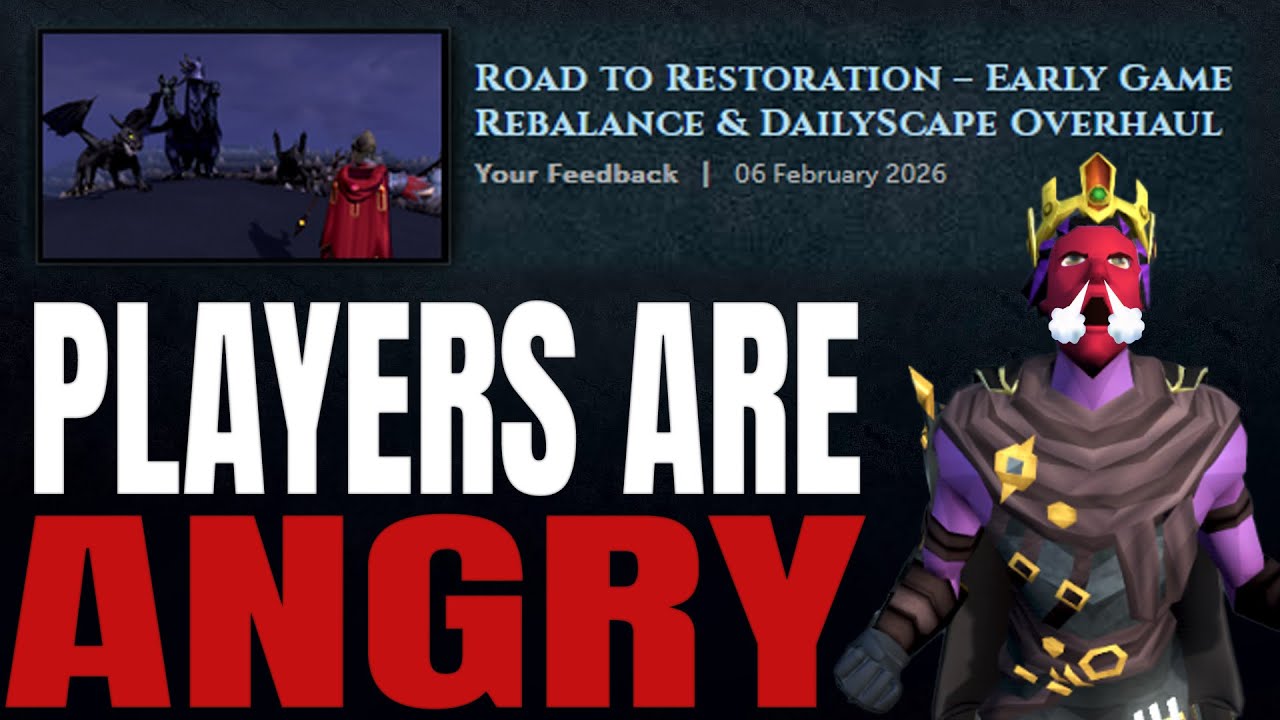 RuneScape Players RAGE over Upcoming Game Balance Changes