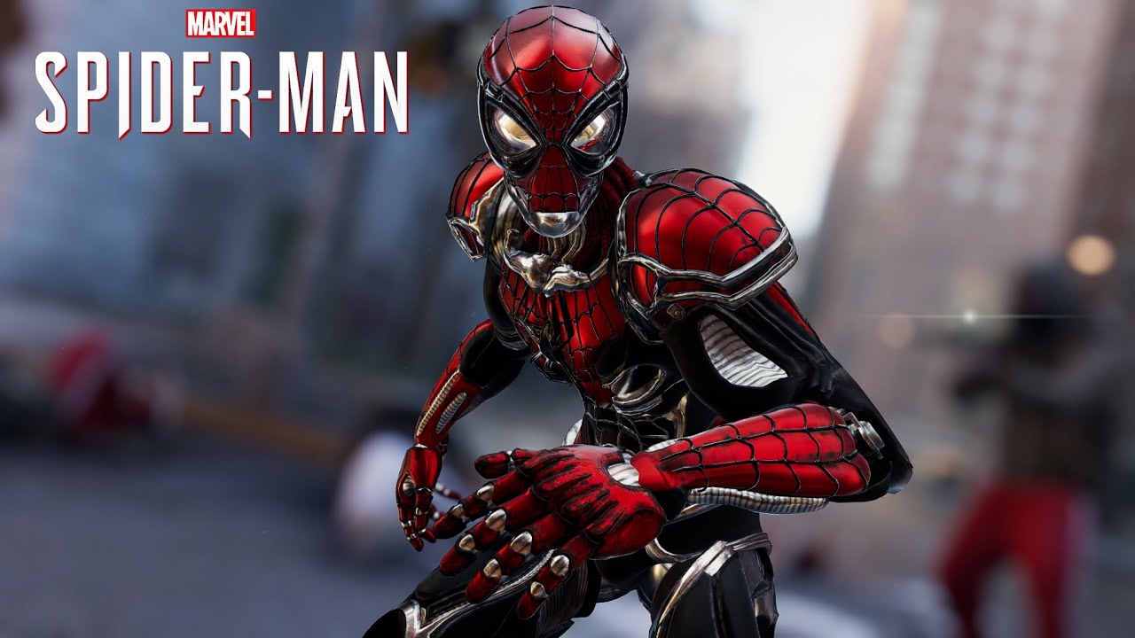 Spider-Man PC - Cyber Spider-Man Suit MOD Free Roam Gameplay!
