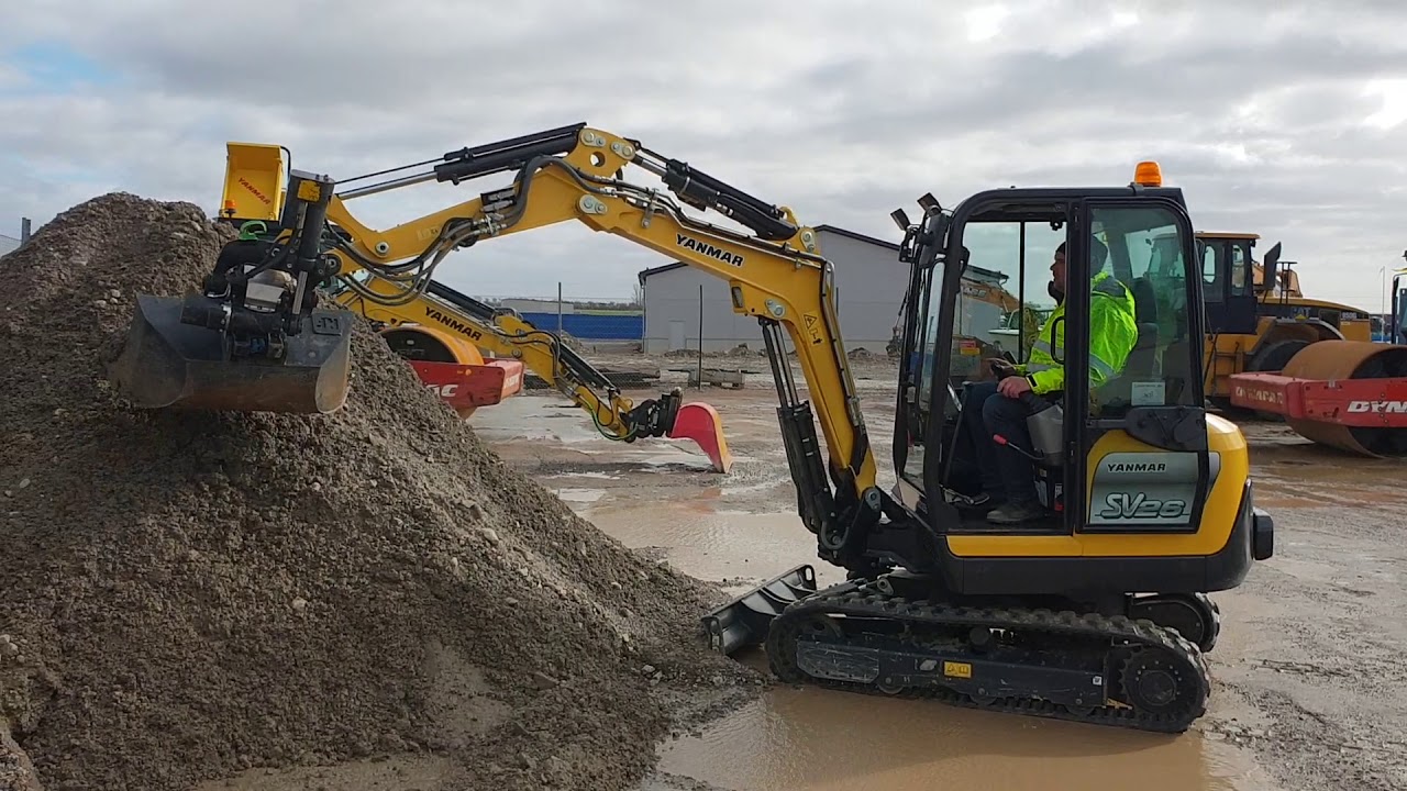 Yanmar SV26, S/n: B01618, Årsmodell: 2017, Timmar, ca; 140h.