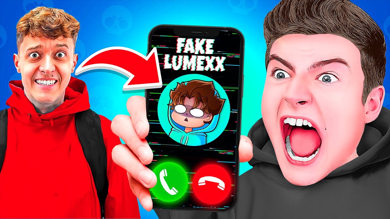 ER PRANKT MICH als FAKE LUMEXX in BRAWL STARS! (geht zu weit)