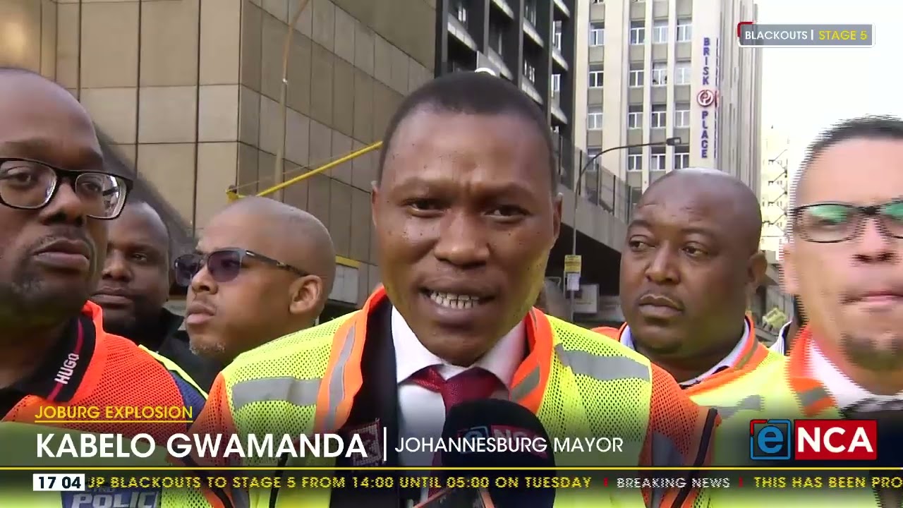 Joburg Gas Explosion | Joburg Mayor and MMC's visit explosion site
