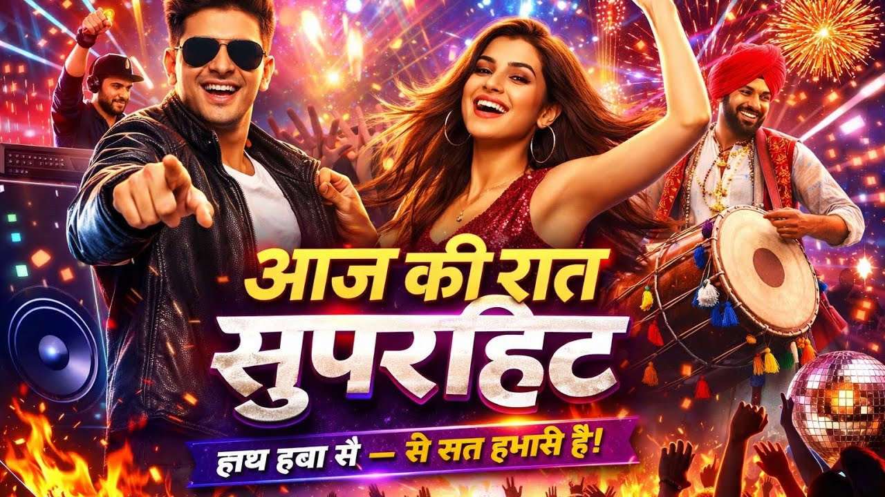 New Hindi Party Song 2025 💥 Aaj Ki Raat Superhit | EDM + Desi Beat