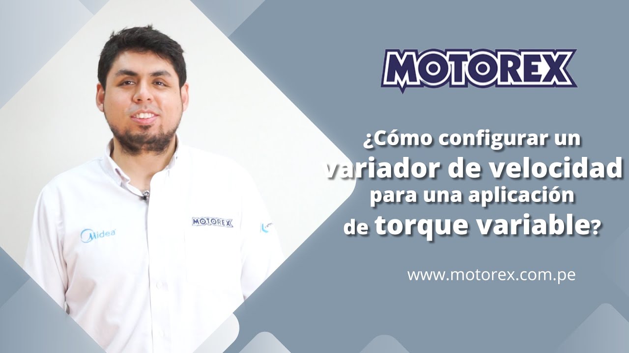 Configuación variador torque variable | Motorex