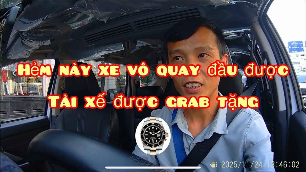 Ngày đặc biệt Grab tặng đối tác tài xế đồng hồ #grabcar #xpander #taxi #saigon 