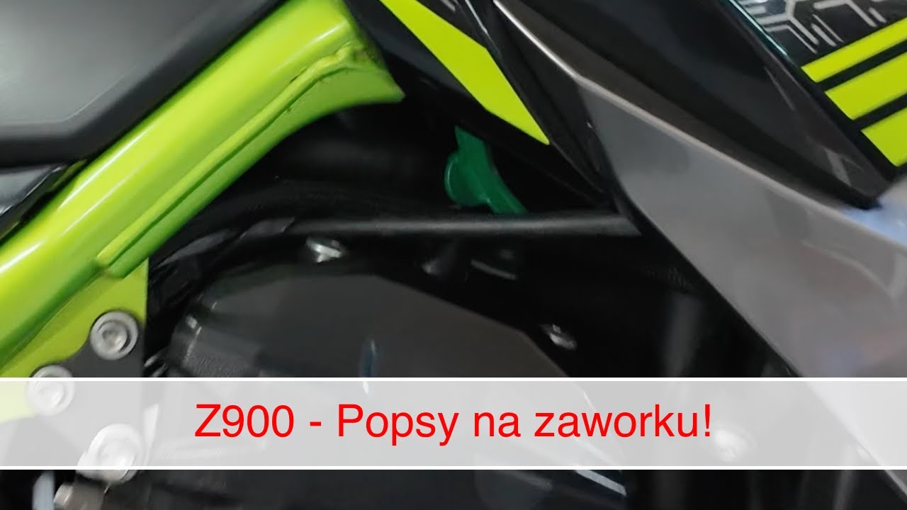 Kawasaki Z900 - popsy na zaworku!