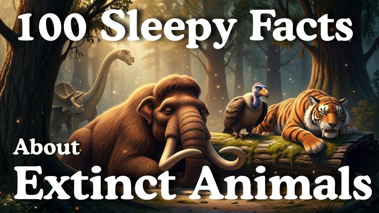 100 Sleepy Facts About Extinct Animals to Fall Asleep To | Sleepy Animals