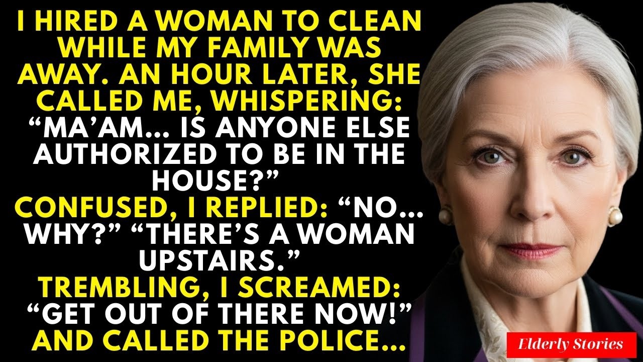 I Hired A Cleaning Lady When No One Was Home  She Called Me “There’s Someone In Your House…”