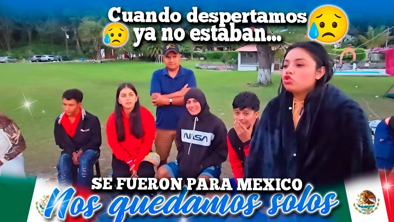 CAMARON y los bichos se fueron para MEXICO y nos quedamos solos en el campamento. Así amanecimos...