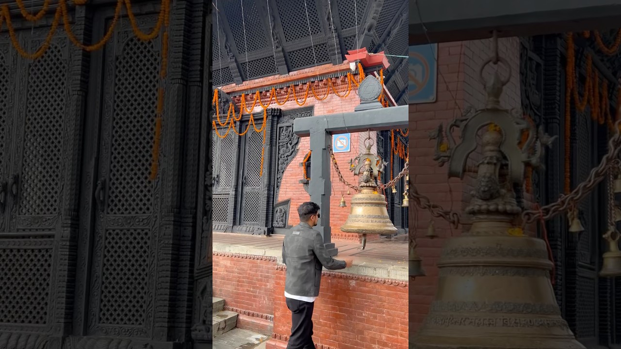 Amazing Shiva Temple in Nepal #travel #nepal #temple #shiva #hindutemple #mahadev #shorts #ytshorts