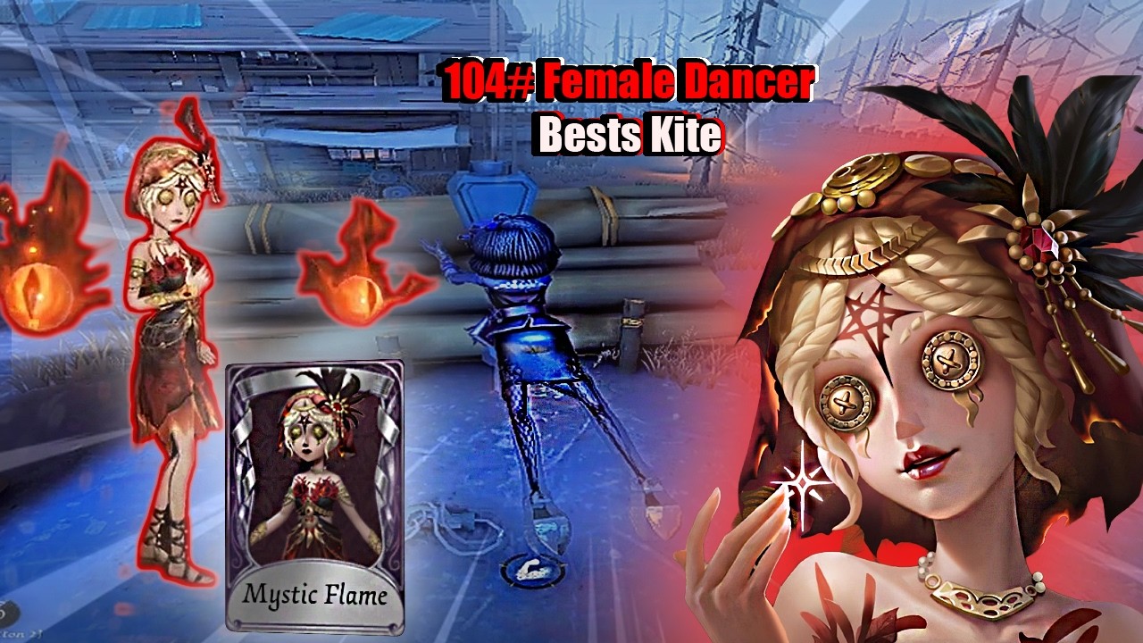 Identity V | These Female Dancer Kites Will Make Your Jaw Drop ! 104#femaledancer  106#cheerleader