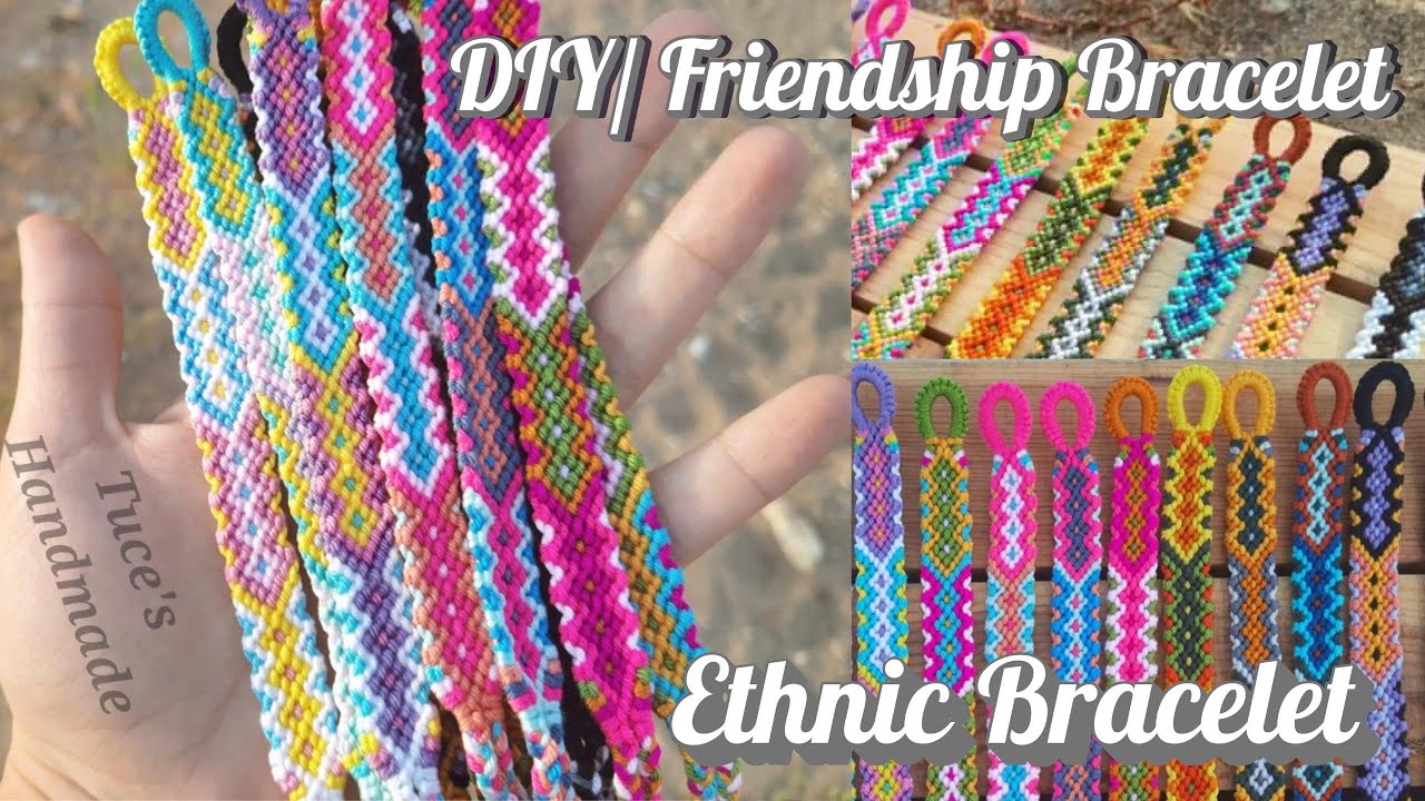 Etnik Bileklik Yapımı / İpten Kolay Bileklik Yapımı / Bileklik Yapımı / DIY