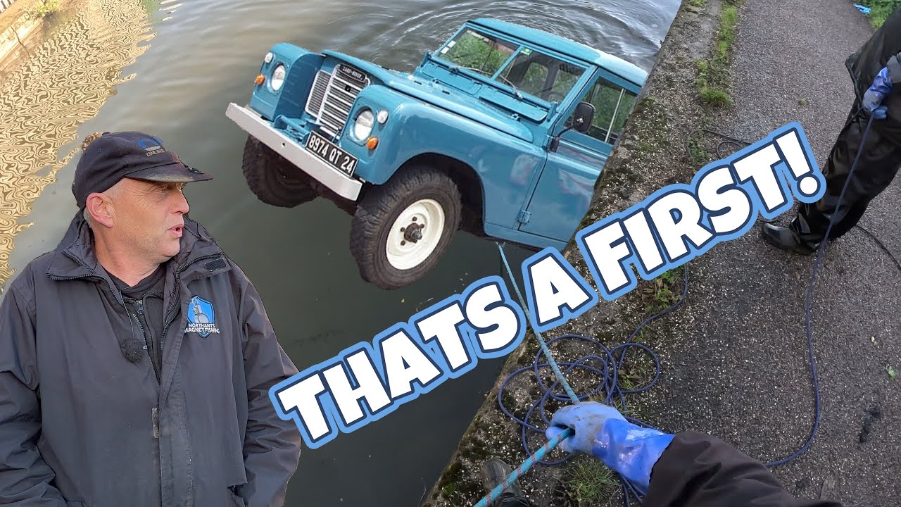 Я нашёл Land Rover Defender во время магнитной рыбалки