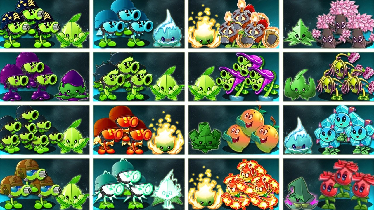16 Pea & Mint Plants VS New & Mint Plants - Who Will WIn? - Pvz 2 Plant vs Plant