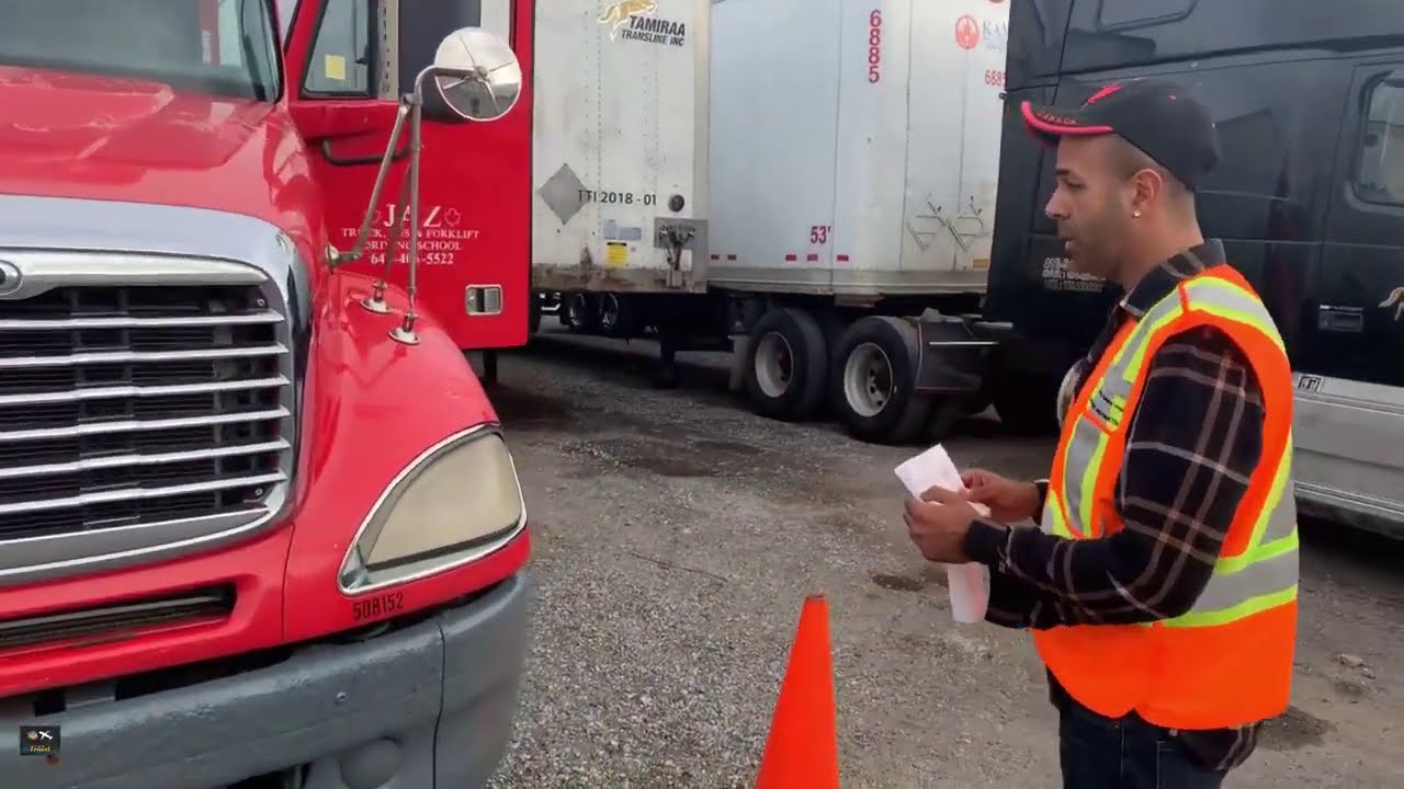 Air Brake Practical Training Jaz Truck Driving school