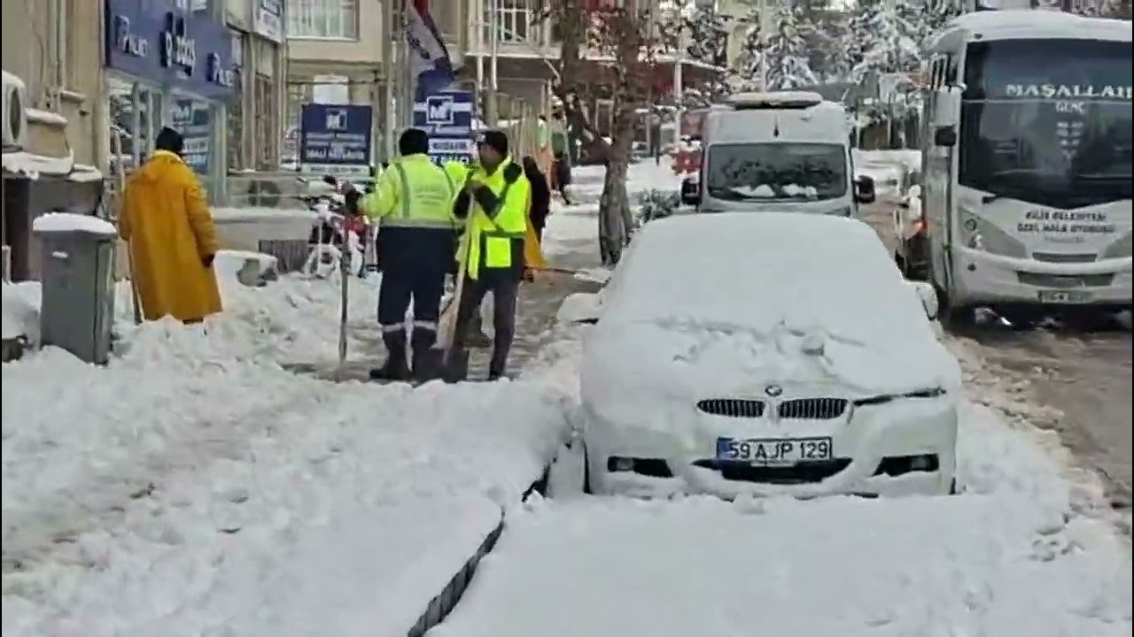 Kilis Belediyesi Kar temizleme &ccedil;alışmaları