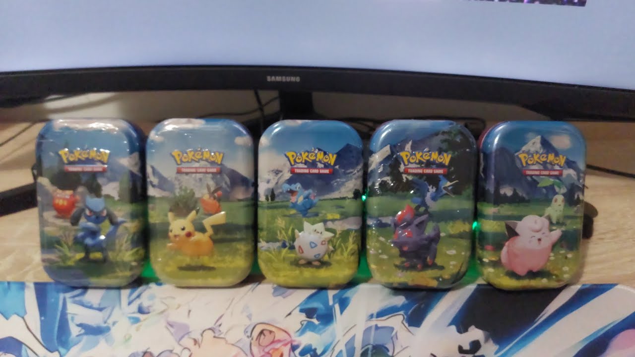 APRO 5 NUOVE MINI TIN ASCESA EROICA! - Pokemon TGC Mini Tin