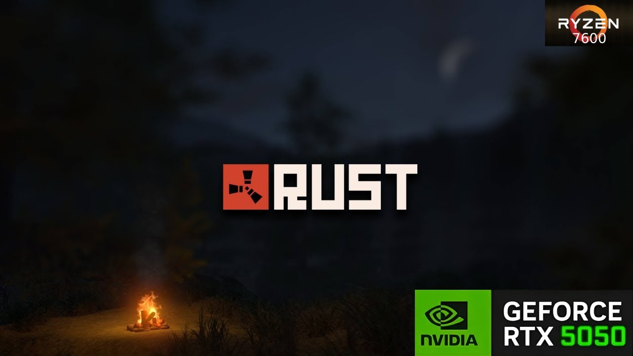 Rust - Ryzen 5 7600 + RTX 5050 - Low Settings - 1080p