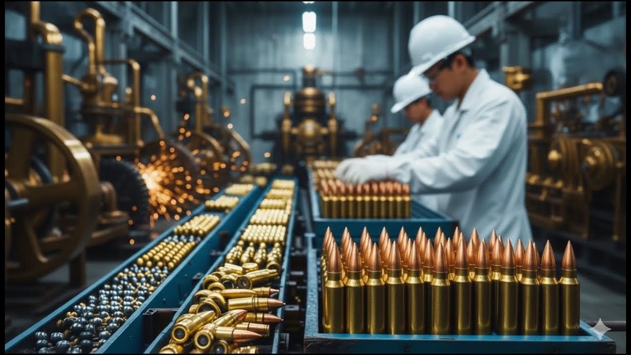 Inside Bullet Factory How Russia Make 1 Million Bullets Per Day ?