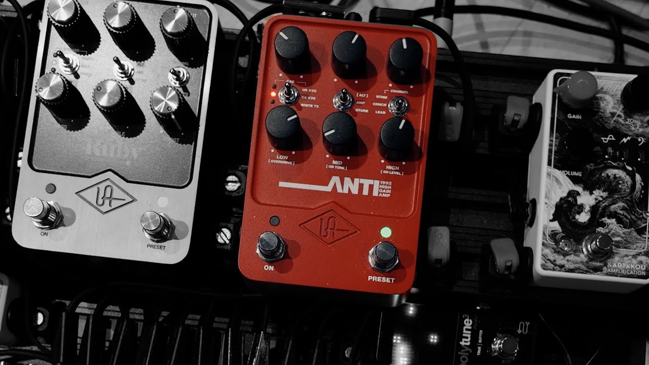 The Universal Audio UAFX ANTI 1992 High Gain Amp