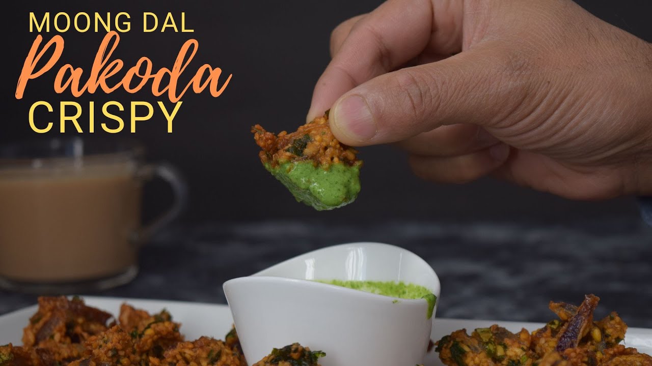 Moong Dal Pakoda Recipe | Crispy Veg Onion Pakoda
