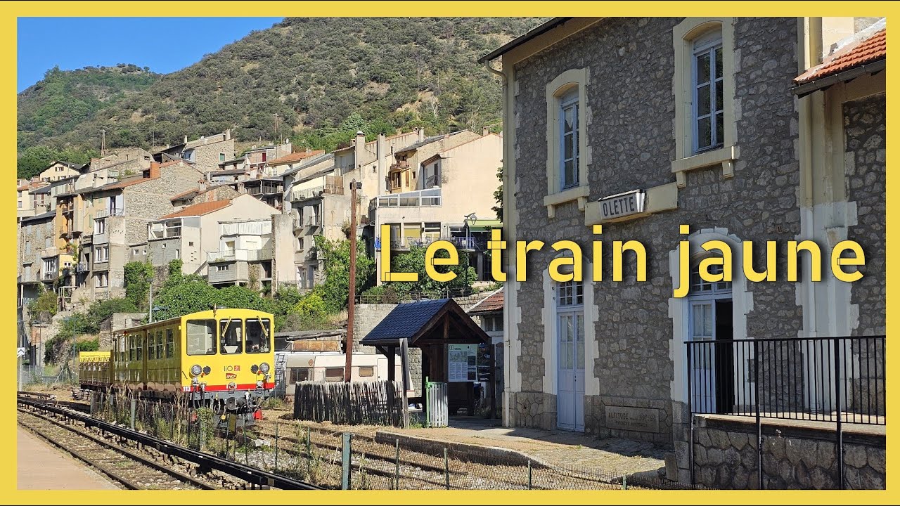 Olette, le train jaune [4K]