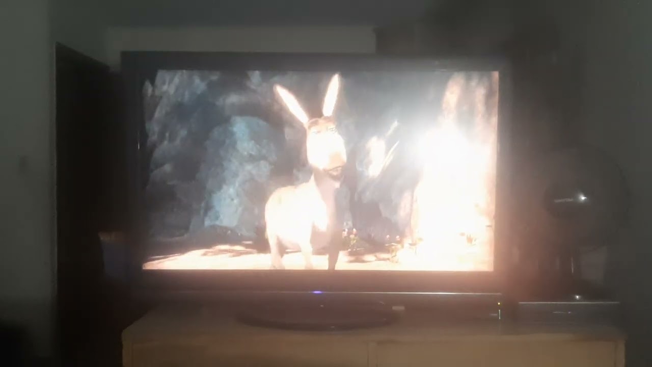 Shrek (2001) Shrek Meets Donkey Scene 