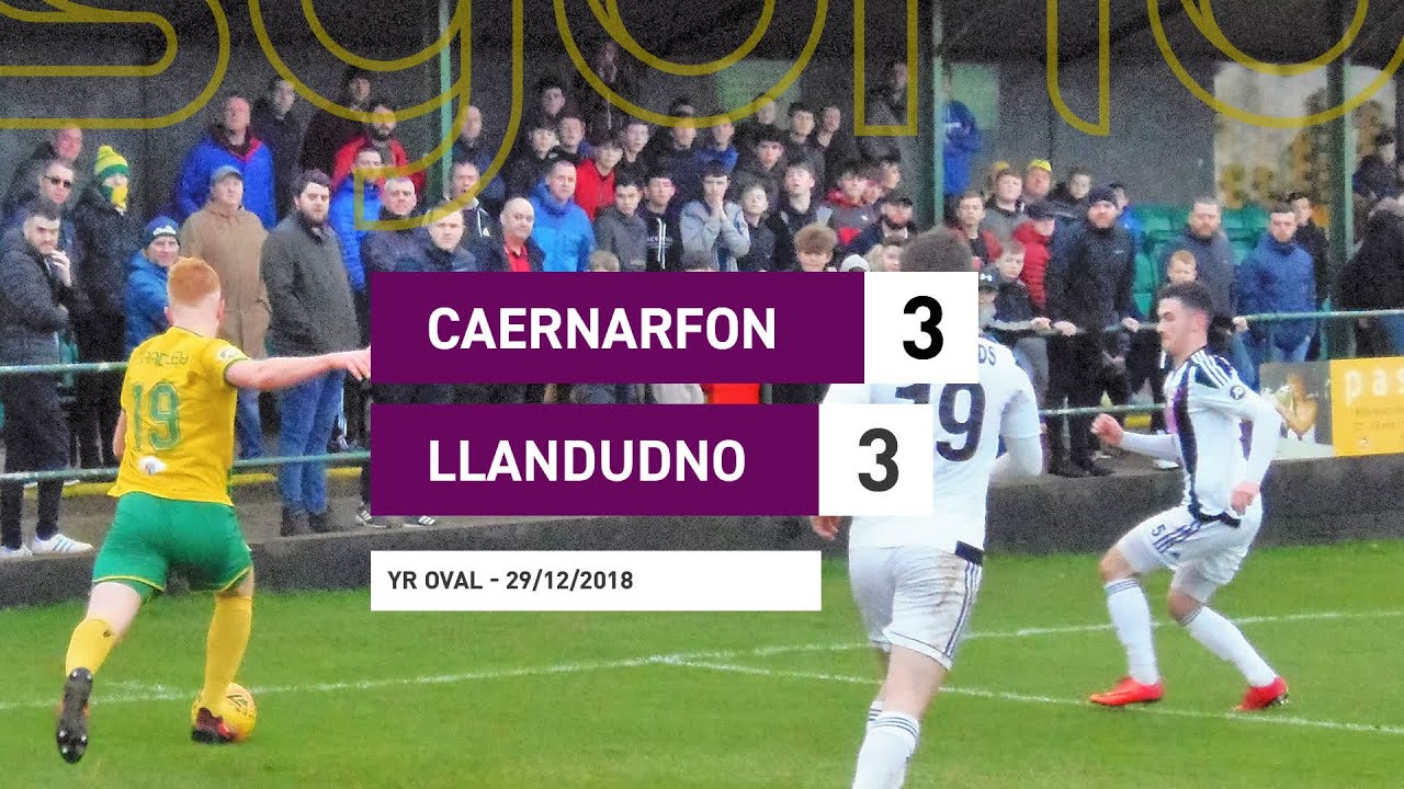 Caernarfon 3-3 Llandudno | Uwch Gynghrair Cymru