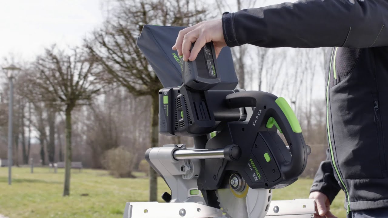 Akumulatorowa ukośnica przesuwna | KAPEX KSC 60 - Festool