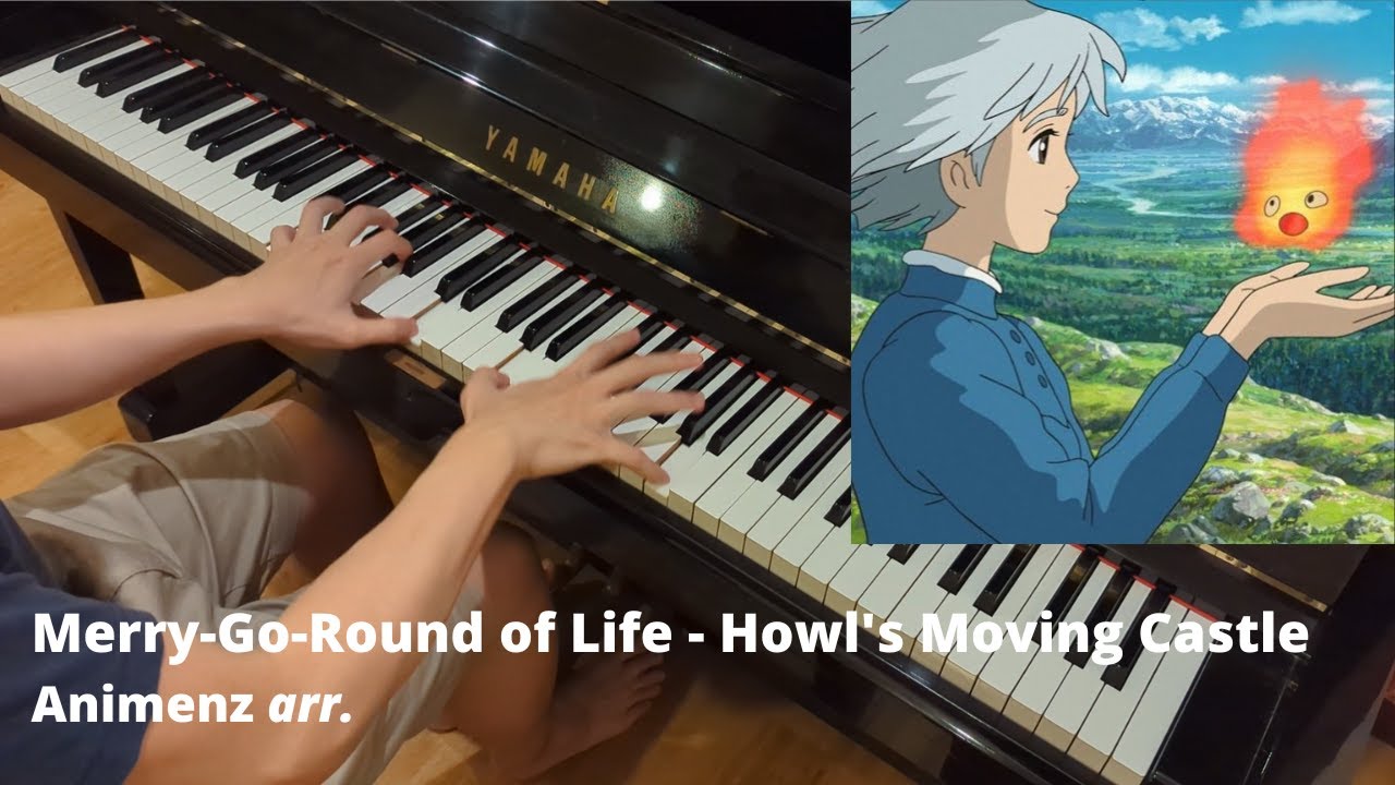 Merry-Go-Round of Life - Howl's Moving Castle (Animenz arr.) [Piano]