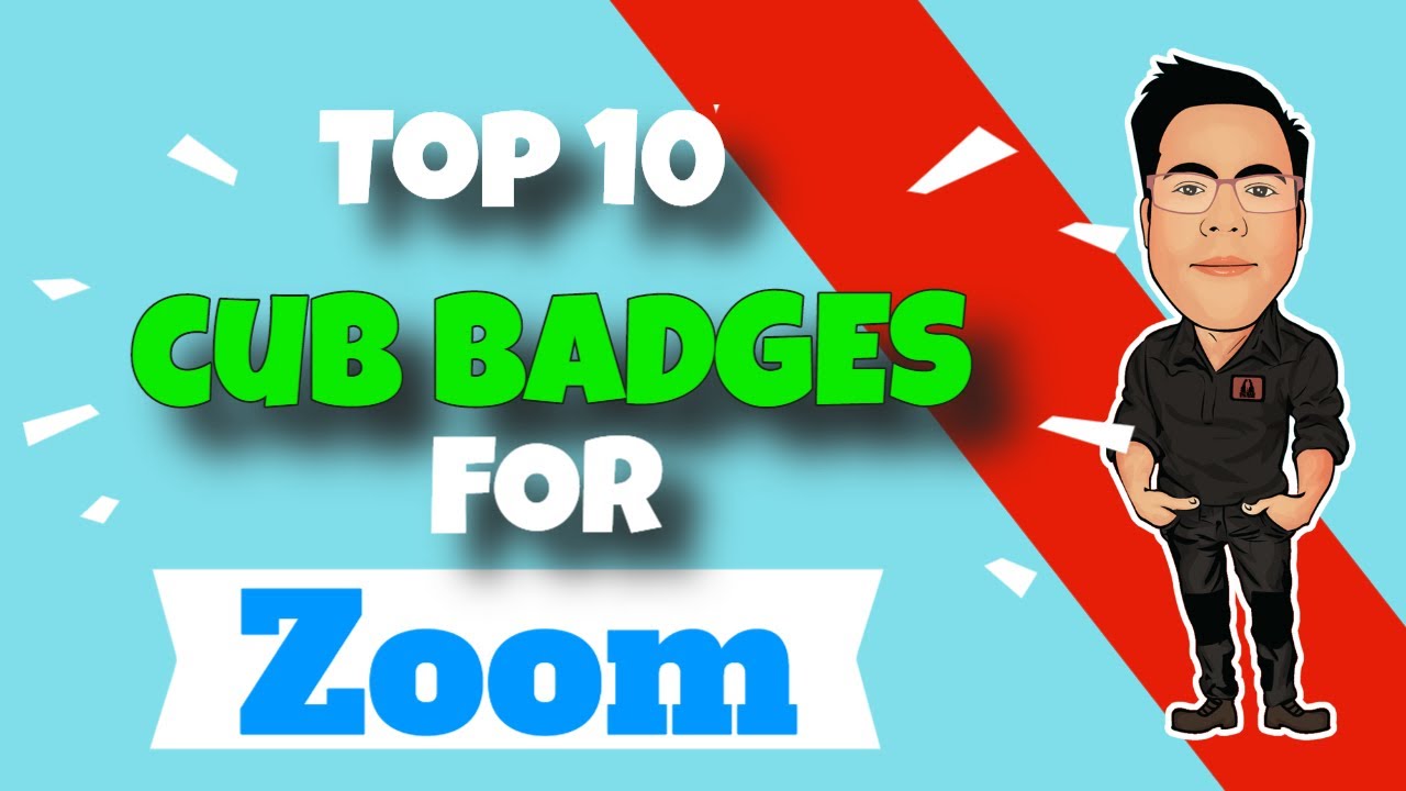 Top 10 Cub Badges for Zoom