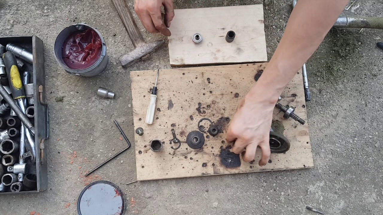 STIHL grass trimmer bearing replacement