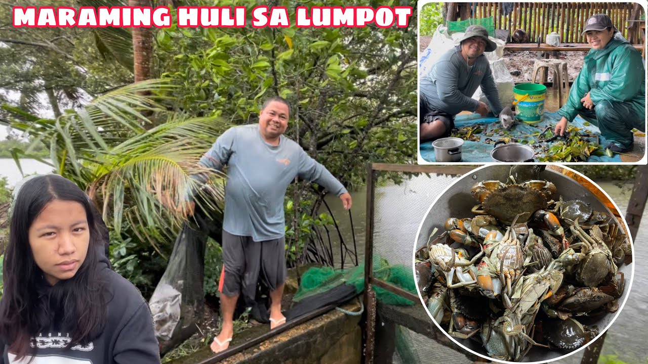 MARAMING HULI SA LUMPOT (KASAG, KIMPI, HIPON) | ANG LAKAS NG HANGIN AT ULAN