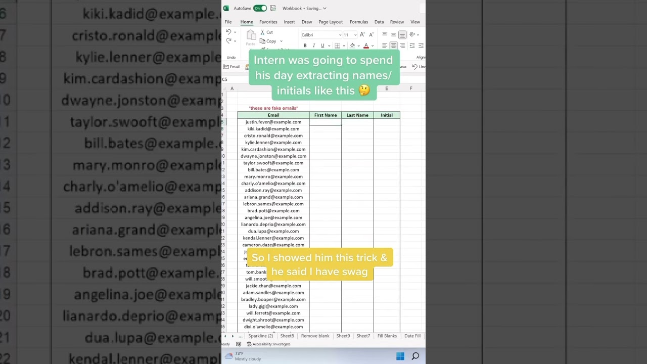 Extract data from emails with these two keys. 🤯 #excel #sheets