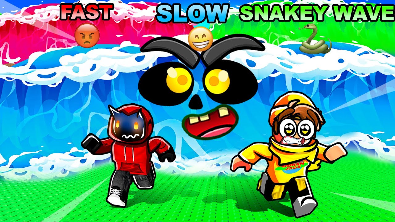 I Secretly Trolled My Friends with OP WAVES in Escape Tsunami for Brainrots...