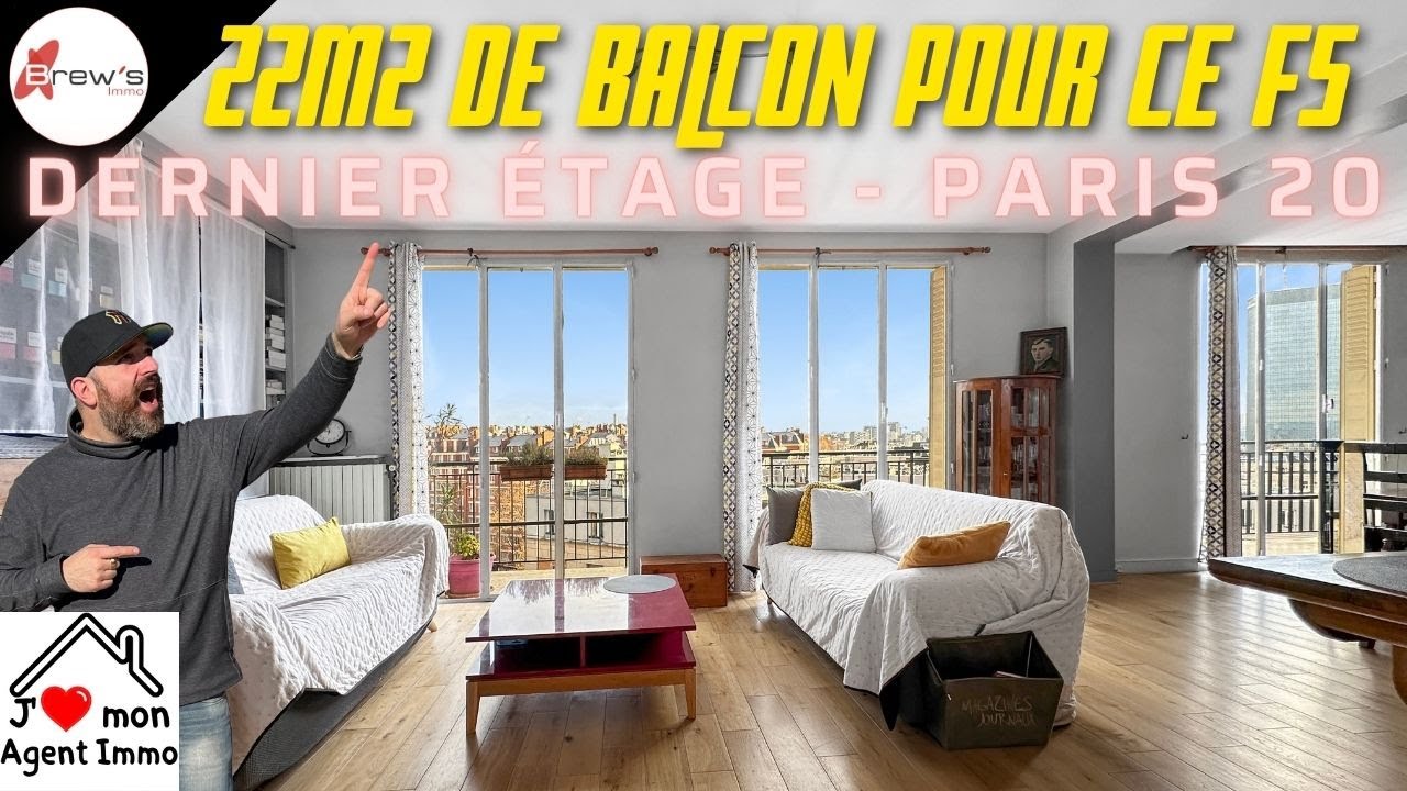 🌟 Spacieux Appartement Familial en dernier étage - Vue Panoramique & Confort à Paris 20!🏙️
