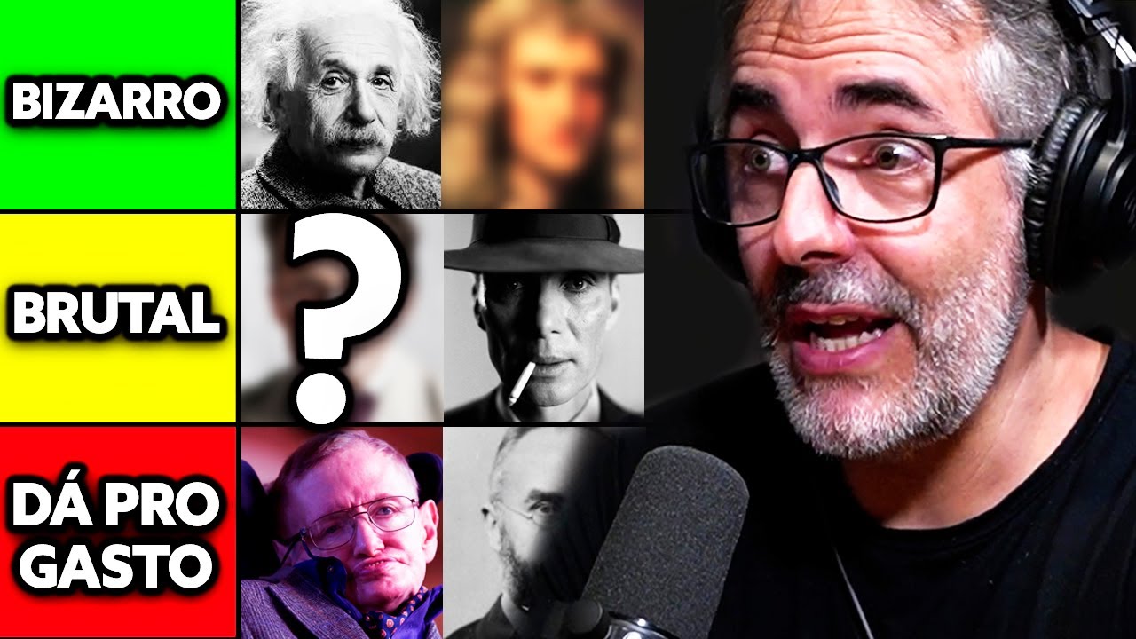F&Iacute;SICO QU&Acirc;NTICO FAZ TIERLIST DOS MAIORES F&Iacute;SICOS DA HUMANIDADE | Cau&ecirc; Santos Podcast