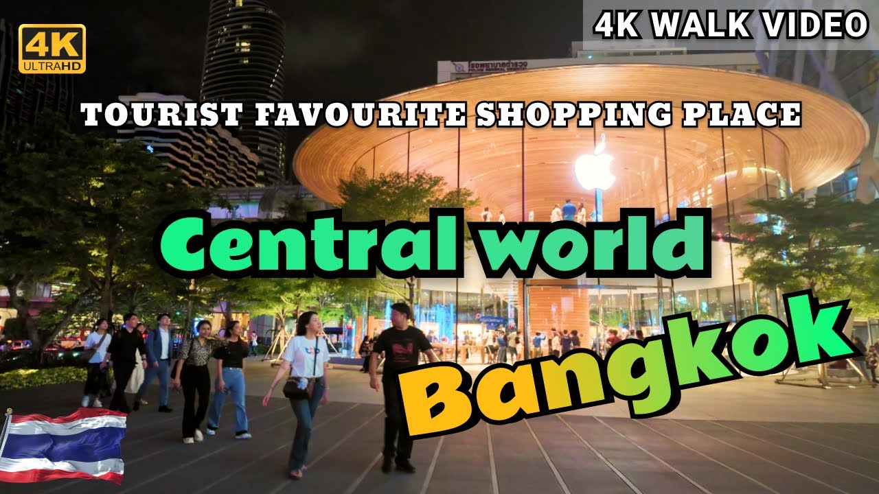 [4K HDR] Central World Luxury Shopping Walking Tour | Bangkok Shopping Mall