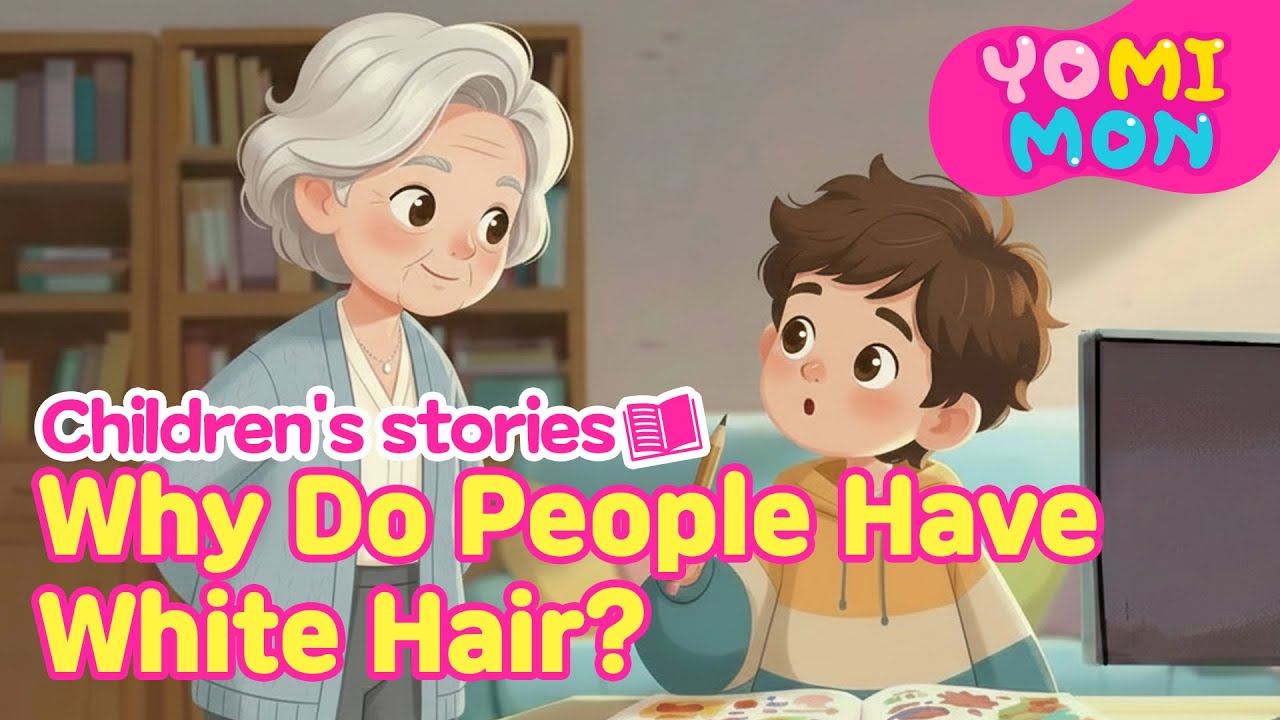 👴🏻Why Do People Have White Hair?👵🏻 | 🌍Science Story | YOMIMON🎈