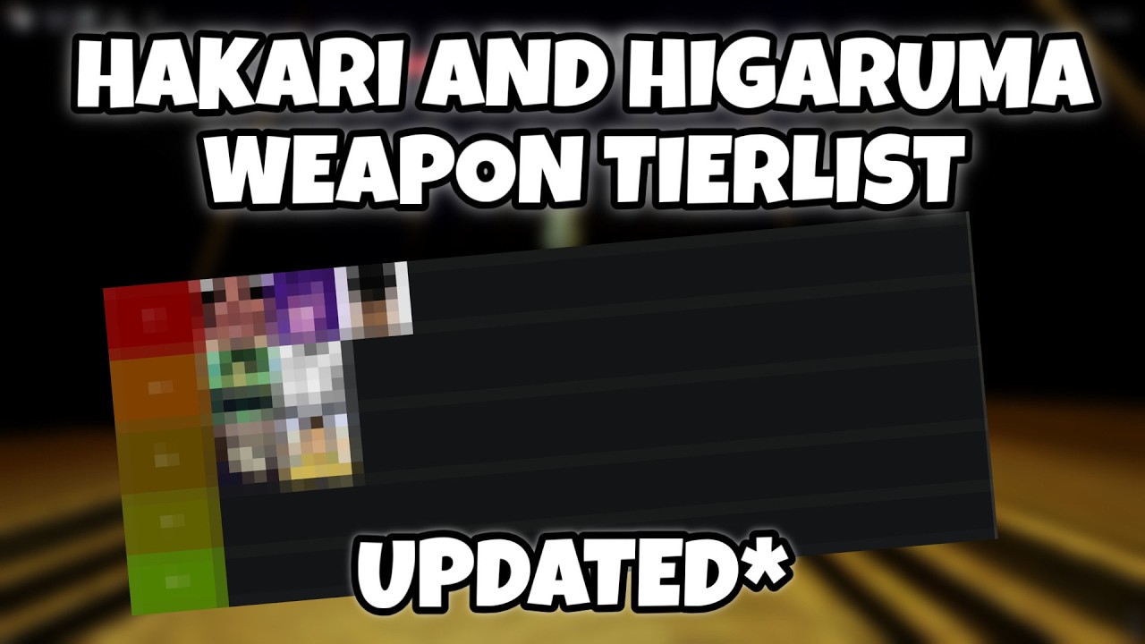 BEST WEAPONS TIERLIST IN ANIME FINAL QUEST (HAKARI AND HIGARUMA UPDATE)