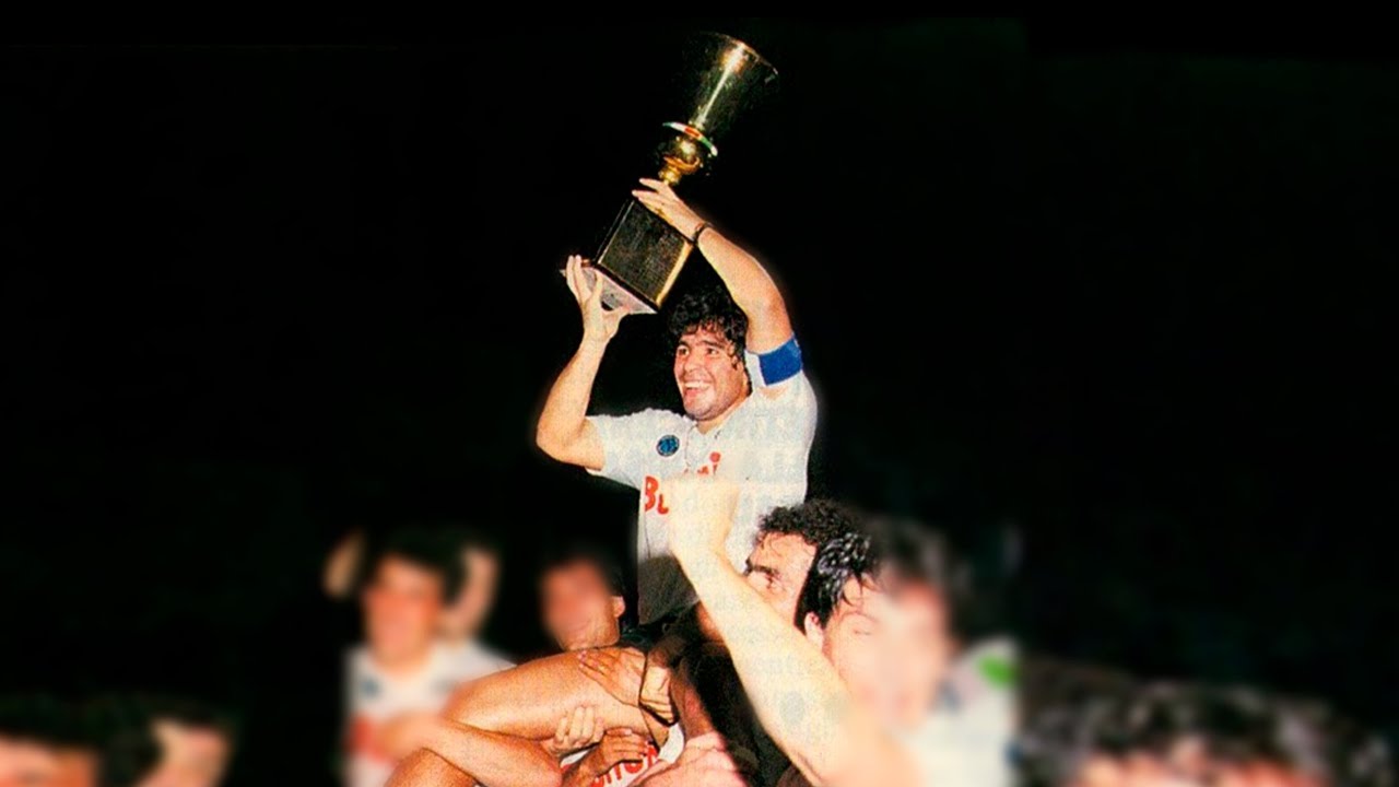 El día que Diego Maradona gano la Copa Italia con Napoli (1987)